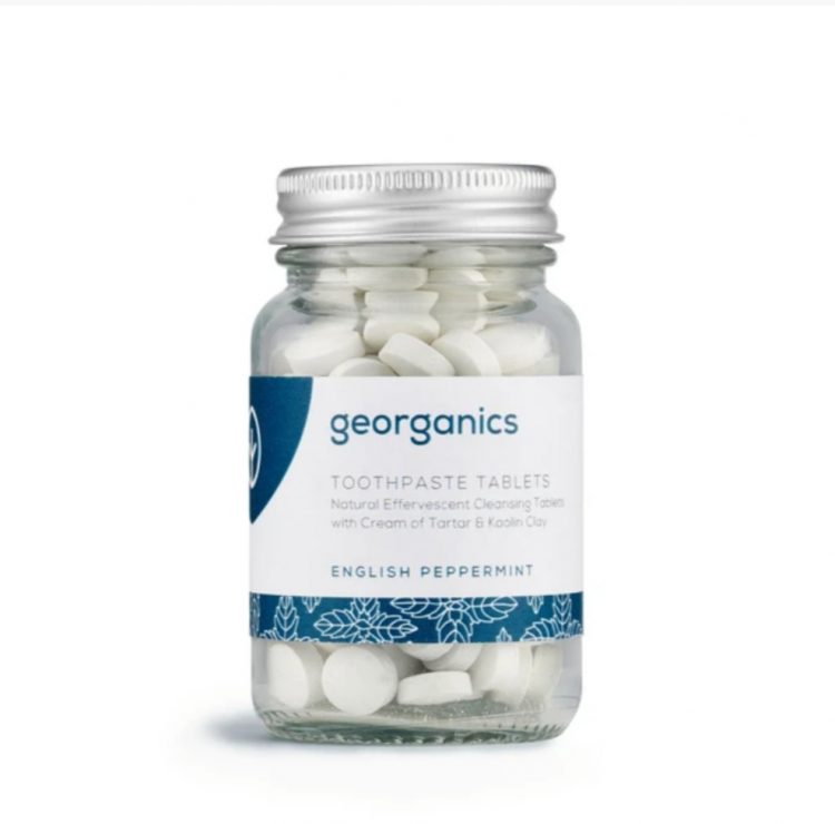 Georganics Toothpaste In Tablets – English Peppermint 120tablets