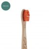 Georganics Children's Wooden Toothbrush Medium/ Orange 4+ years
