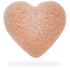 The Konjac Sponge Co Σφουγγαράκι  σε σχήμα καρδιάς με Pink Clay