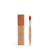 Georganics Children's Wooden Toothbrush Medium/ Orange 4+ years