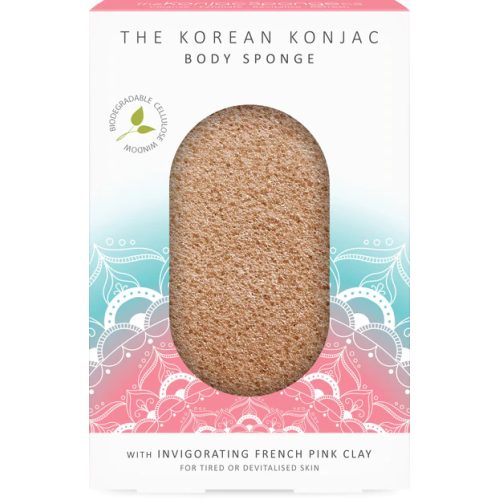The Konjac Sponge Co Σφουγγάρι με Pink Clay για το Σώμα