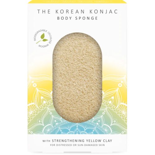 The Konjac Sponge Co Σφουγγάρι με Yellow Clay για το Σώμα