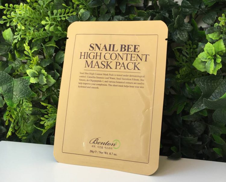 Benton Snail Bee High Content Face Mask 20gr