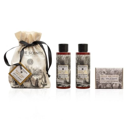 Blue Scents Olive Oil Gift Box Travel Size 3τμχ