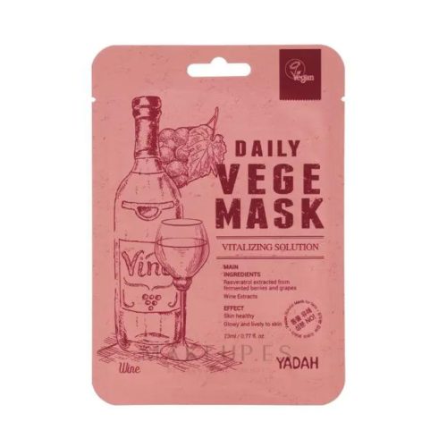 Yadah Daily Vege Mask - WINE 23ml
